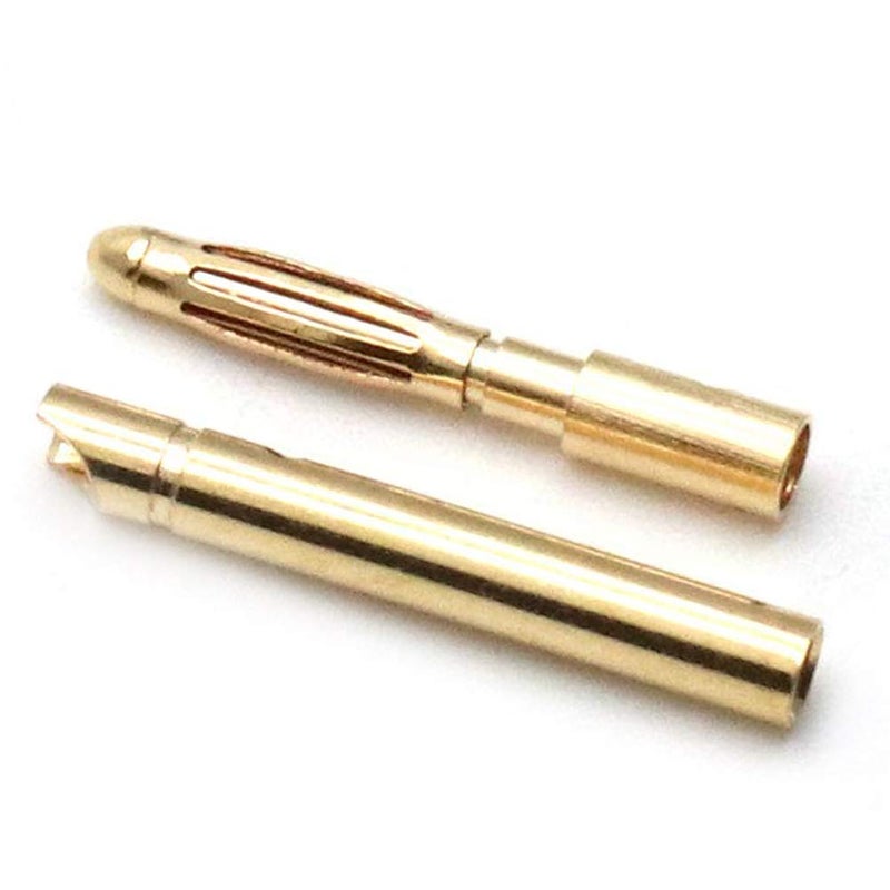 Yohii 2.0mm Male and Female Bullet Banana Connectors Plugs - Pack of 10 Pairs- (G7.23) - Image 2